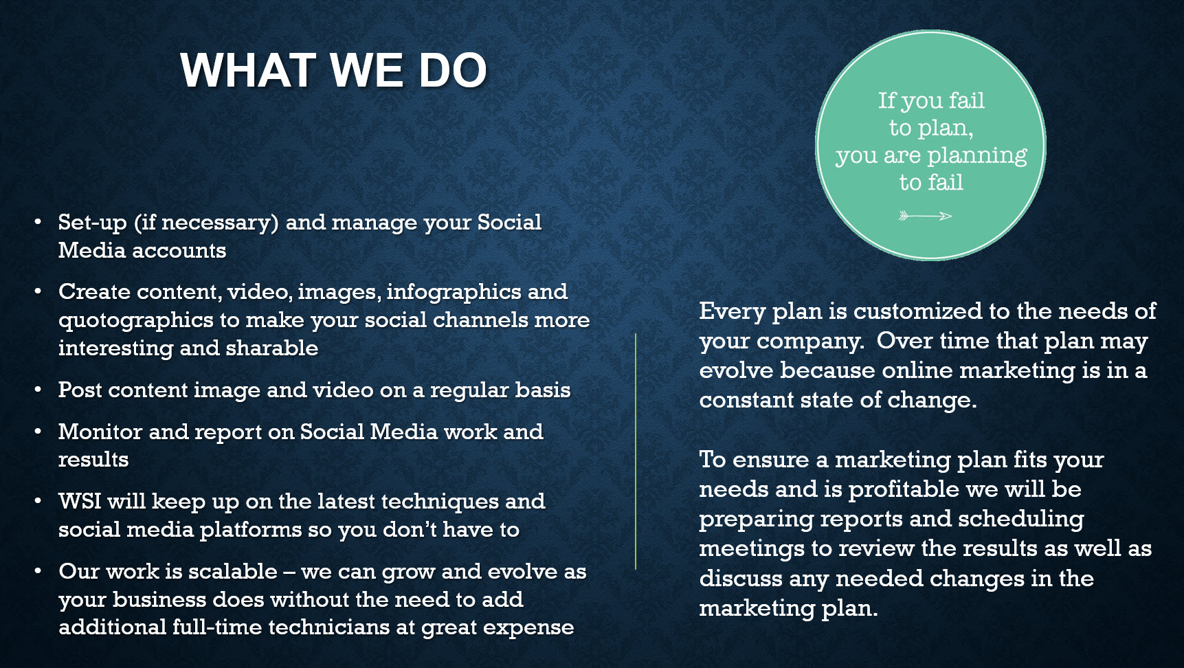 How WSI can help with social media
